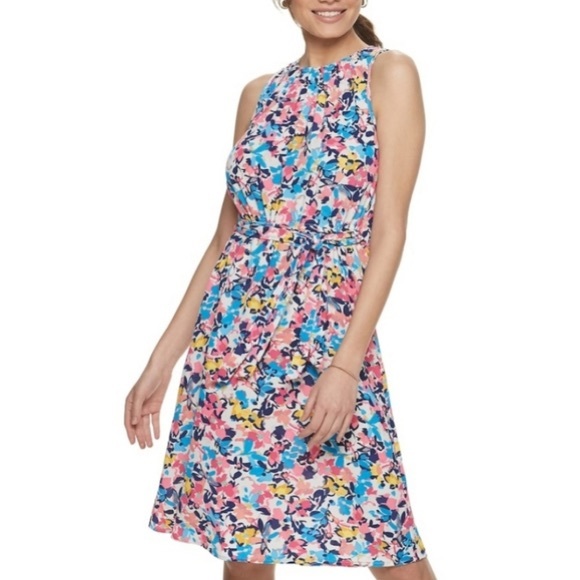 Juicy Couture Dresses & Skirts - Juicy Couture Cheery Floral Tie Waist Dress